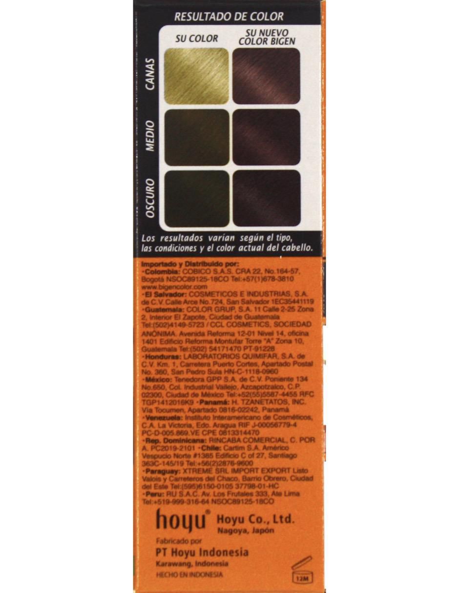 Tinte para cabello en polvo caoba oscuro No 37 tono 3.0 castaño obscuro Tinte para cabello en polvo caoba oscuro No 37 tono 3.0 castaño obscuro