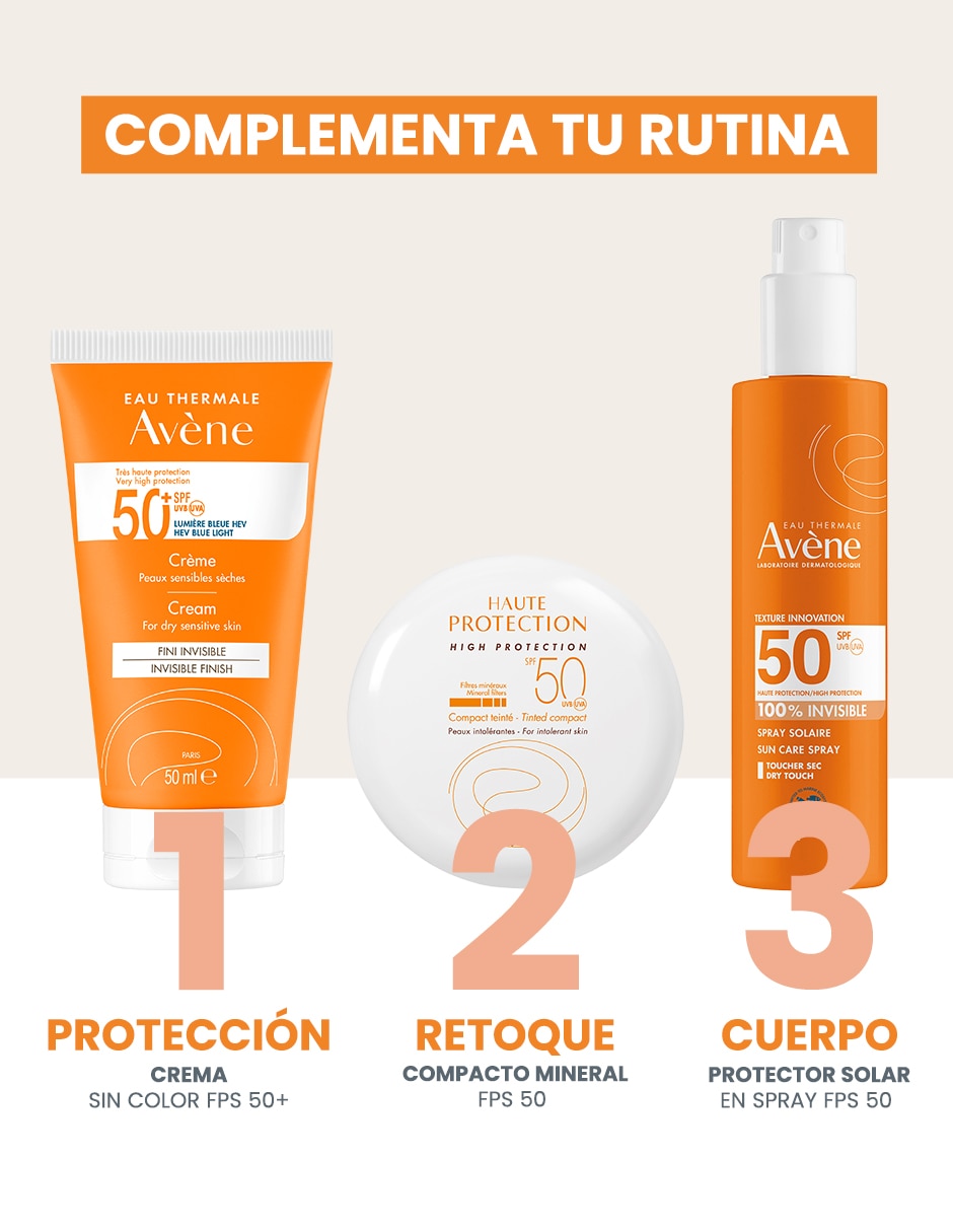 Protector solar FPS 50 gama naranja 50 ml 6