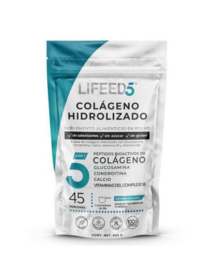 Colágeno Hidrolizado en Polvo para articulaciones + Glucosamina, Condroitina, Calcio, Complejo B Colágeno Hidrolizado en Polvo para articulaciones + Glucosamina, Condroitina, Calcio, Complejo B