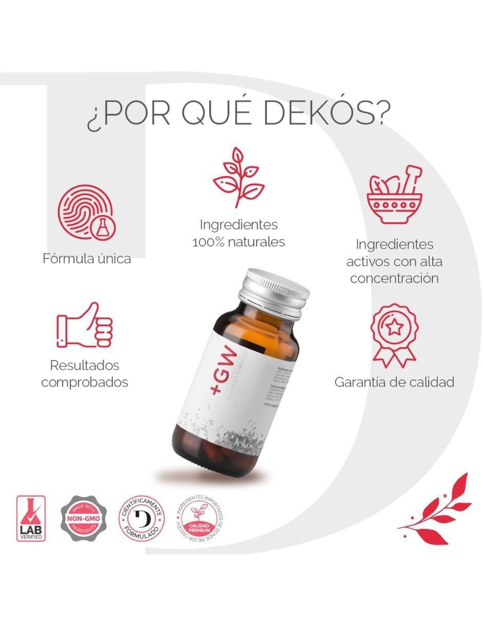 Set de suplementos alimenticios Dekós