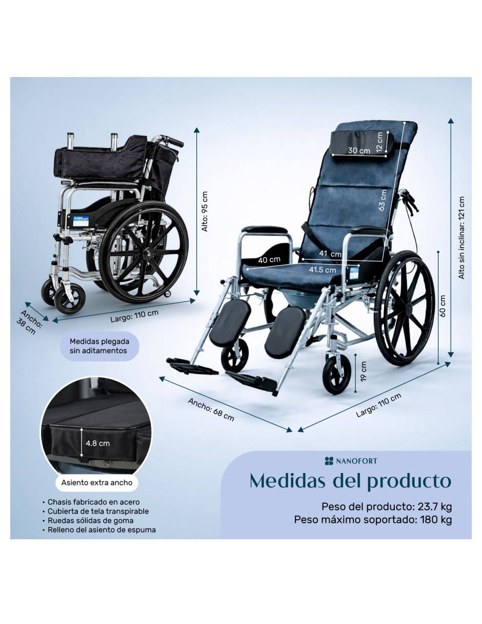 Silla de ruedas mkz-sillareclinaneg 3