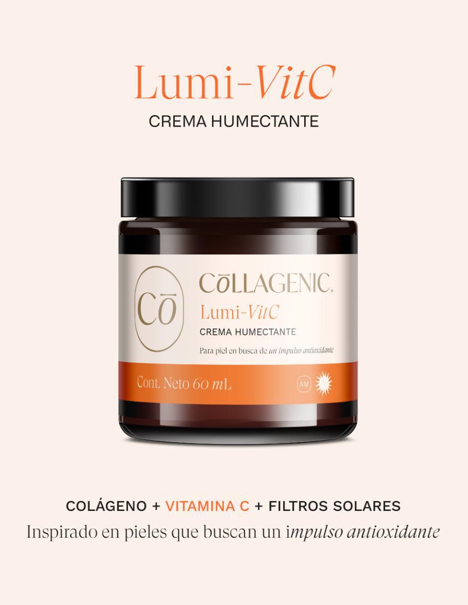 Crema facial recomendada para aclarar día y noche Collagenic todo tipo piel