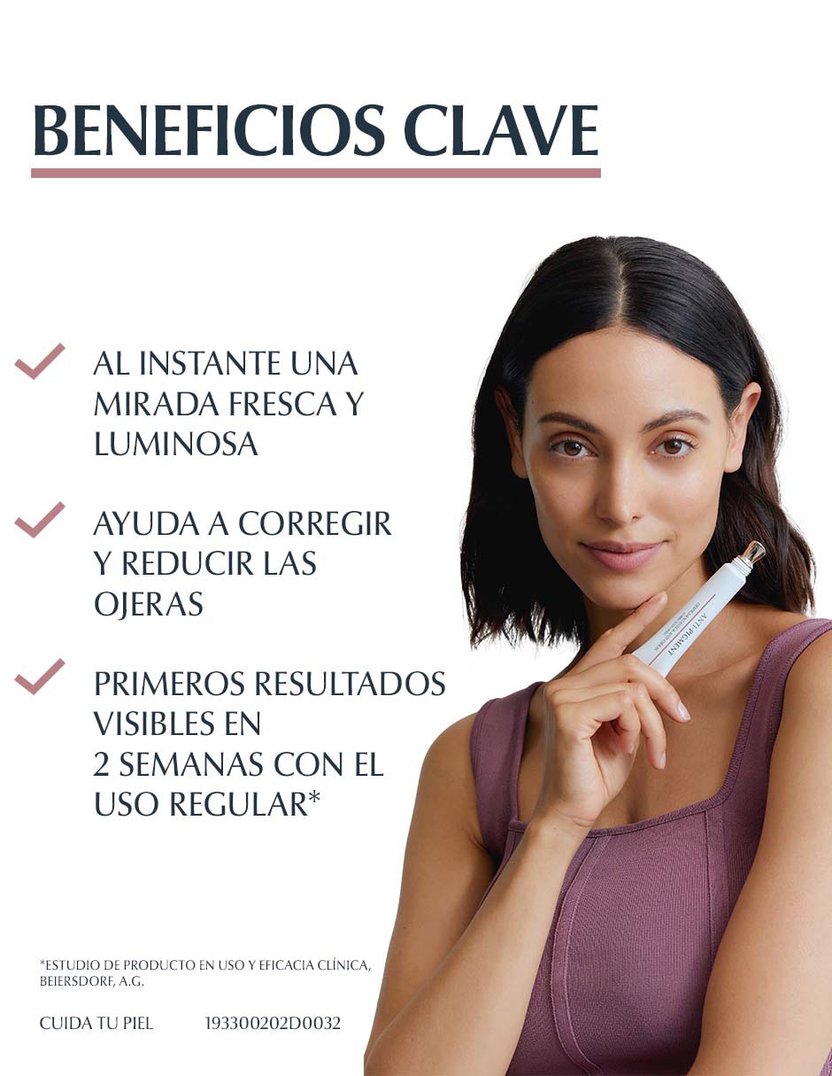 Crema para contorno de ojos recomendada para bolsas y ojeras día y noche Anti-Pigment Anti-Ojeras Eucerin Anti Pigment todo tipo piel 11
