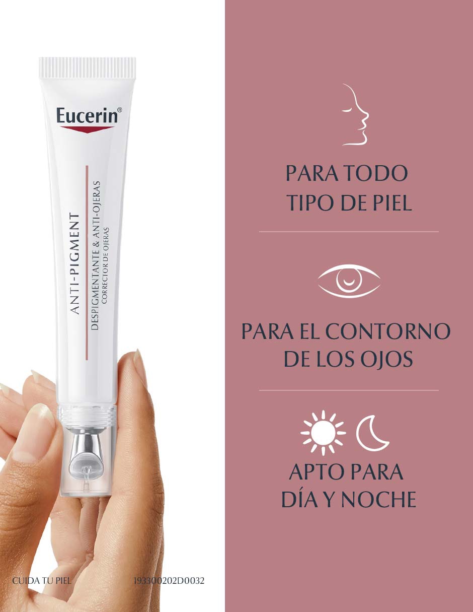 Crema para contorno de ojos recomendada para bolsas y ojeras día y noche Anti-Pigment Anti-Ojeras Eucerin Anti Pigment todo tipo piel 15