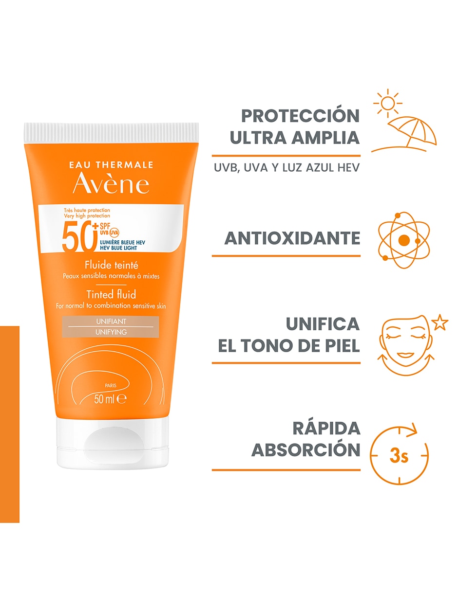 Protector solar FPS 50 gama naranja 50 ml 3