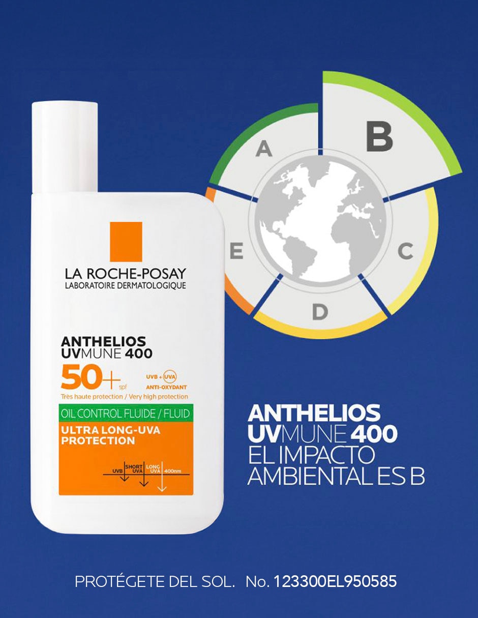 Protector solar FPS 50 Anthelios 50 ml 6