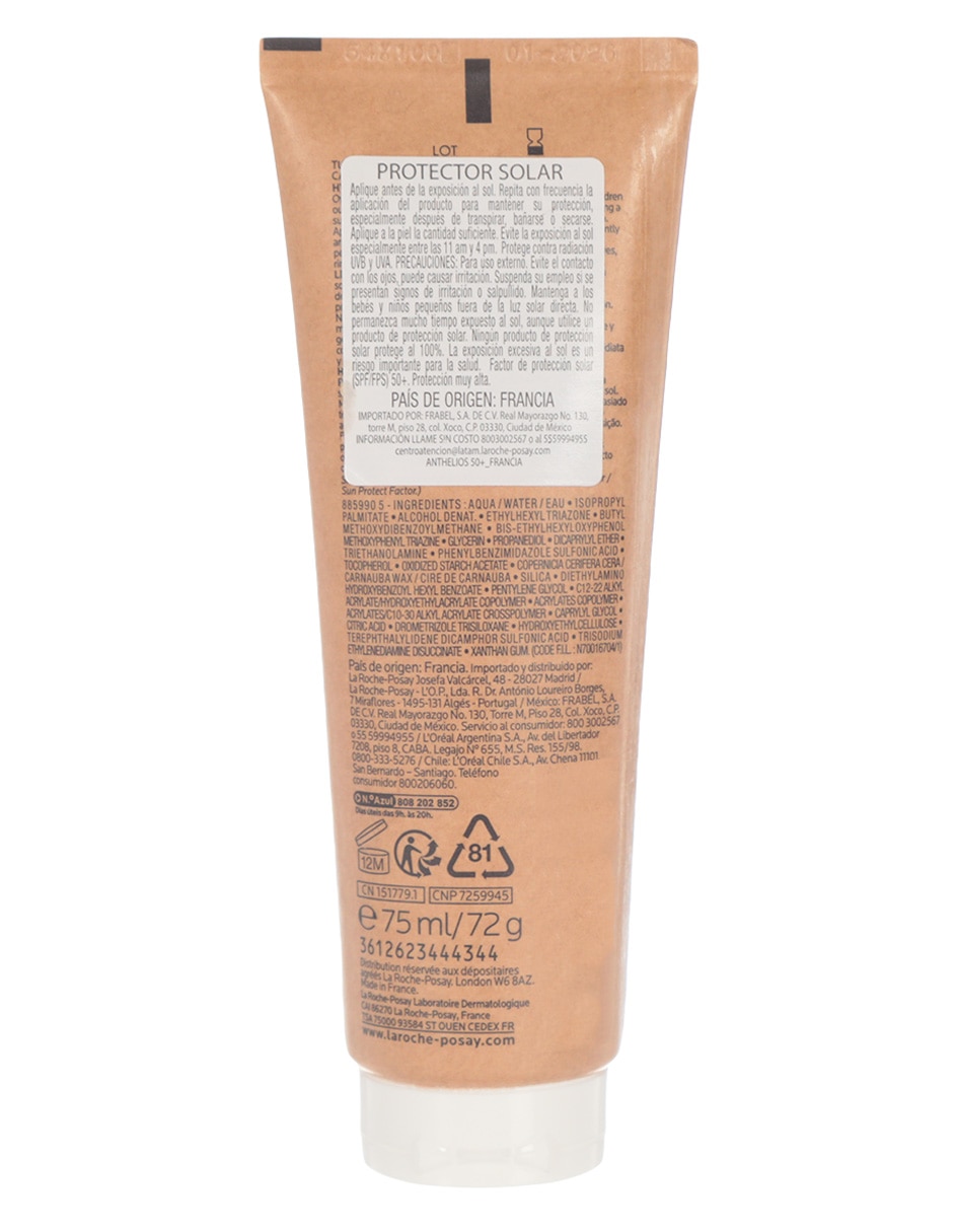 Protector solar FPS 50 Ultra Protection Ultra Resistant La Roche Posay Anthelios