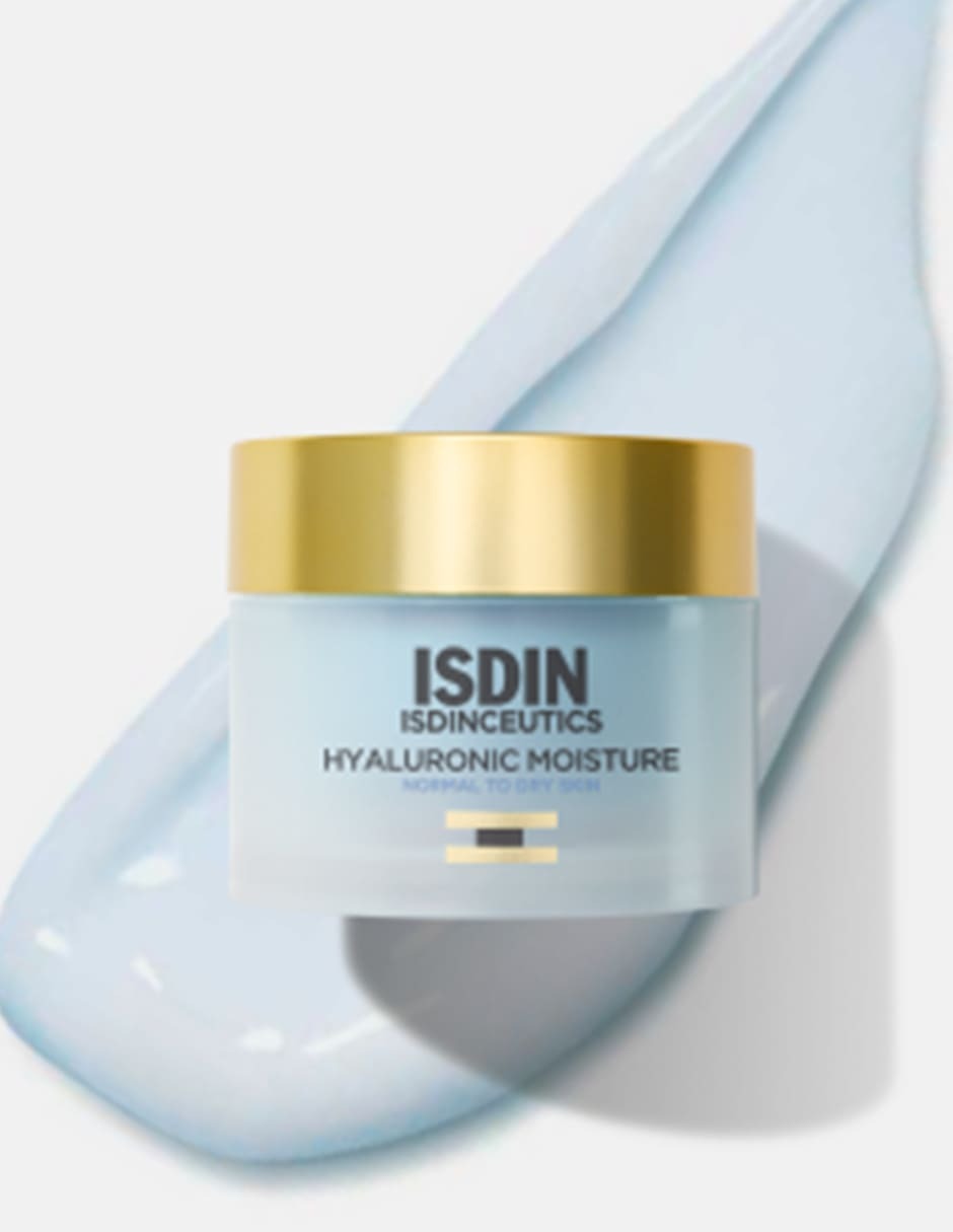 Crema facial recomendada para hidratar de día y noche Isdin Hyaluronic Moisture para piel normal 2
