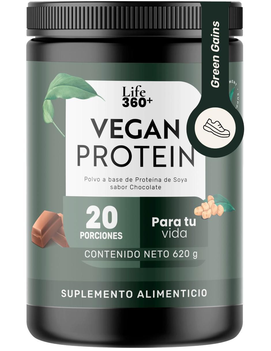 Proteína Vegana de Soya scoop Dosificador incluído sabor chocolate 6