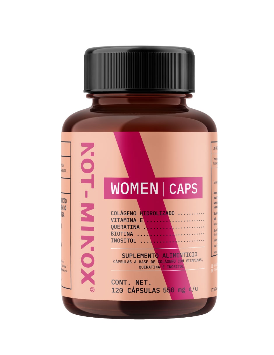 Cápsulas para crecimiento de cabello Biotina + Colágeno + Vitamina E + Queratina + Inositol 1