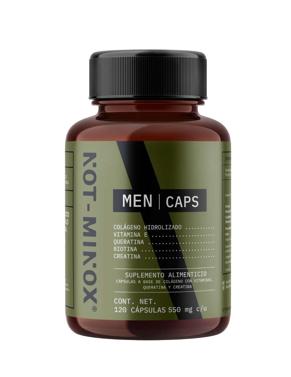 Cápsulas para Crecimiento de Cabello, Barba y Bigote con colágeno, vitamina e, queratina, biotina y creatina 1