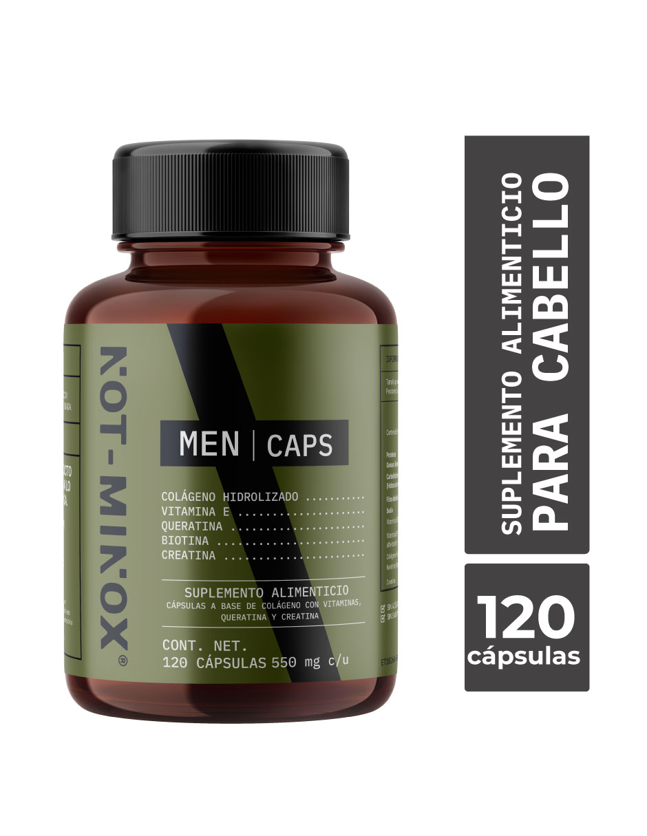 Cápsulas para Crecimiento de Cabello, Barba y Bigote con colágeno, vitamina e, queratina, biotina y creatina 8