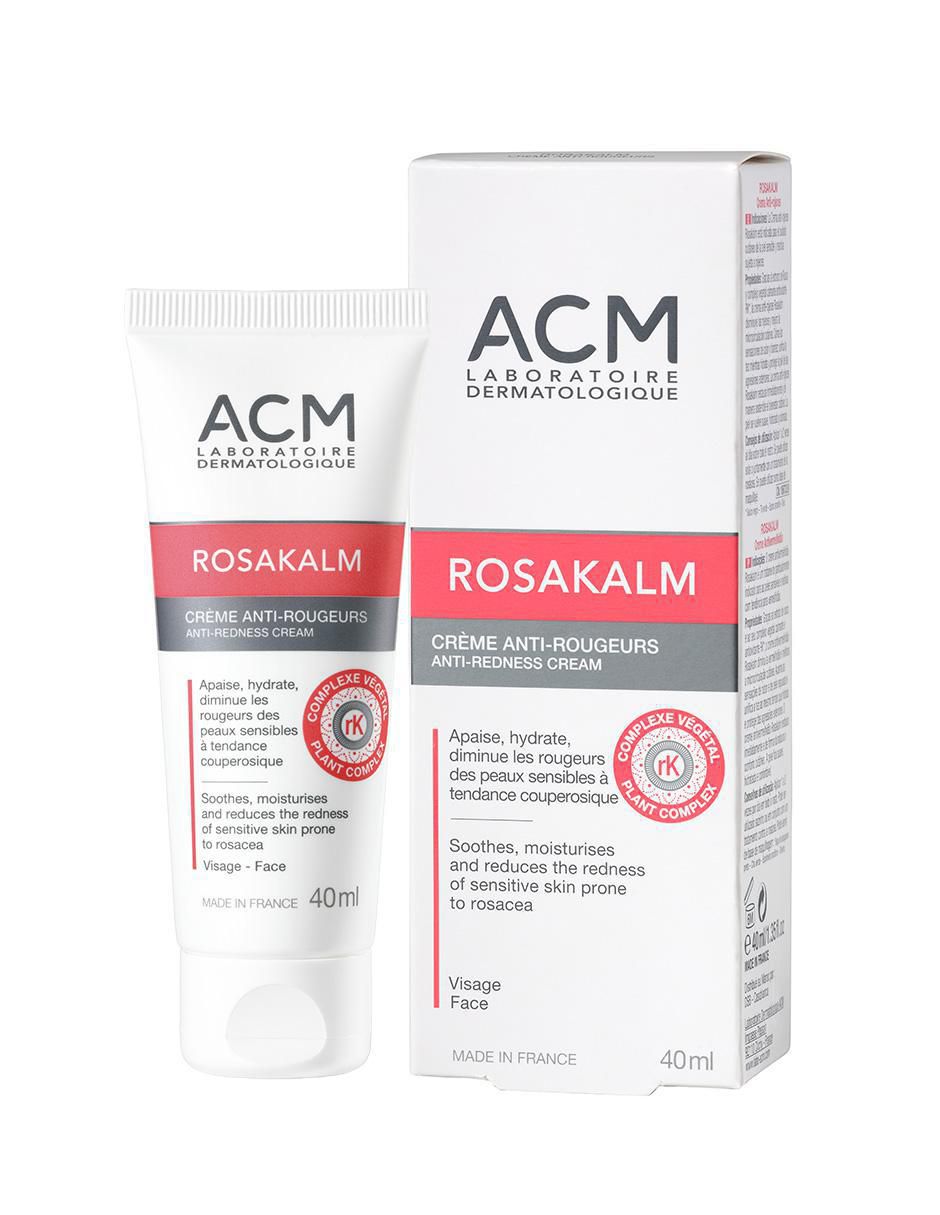 Crema facial recomendada para calmar y aliviar la piel día y noche Acm Rosakalm para piel sensible