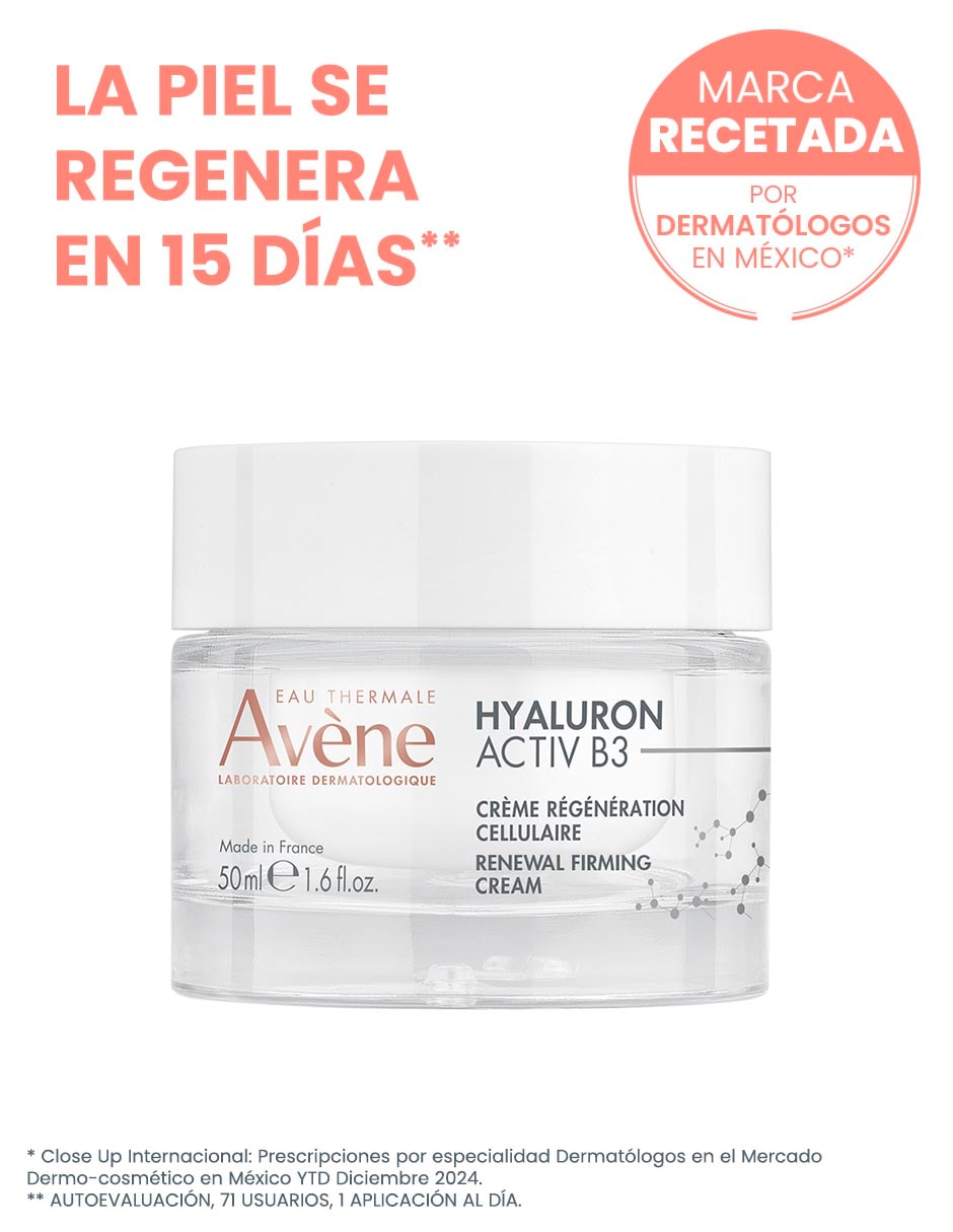 Crema facial recomendada para prevenir signos de la edad de día Hyaluron Activ B3 regeneradora todo tipo piel 2