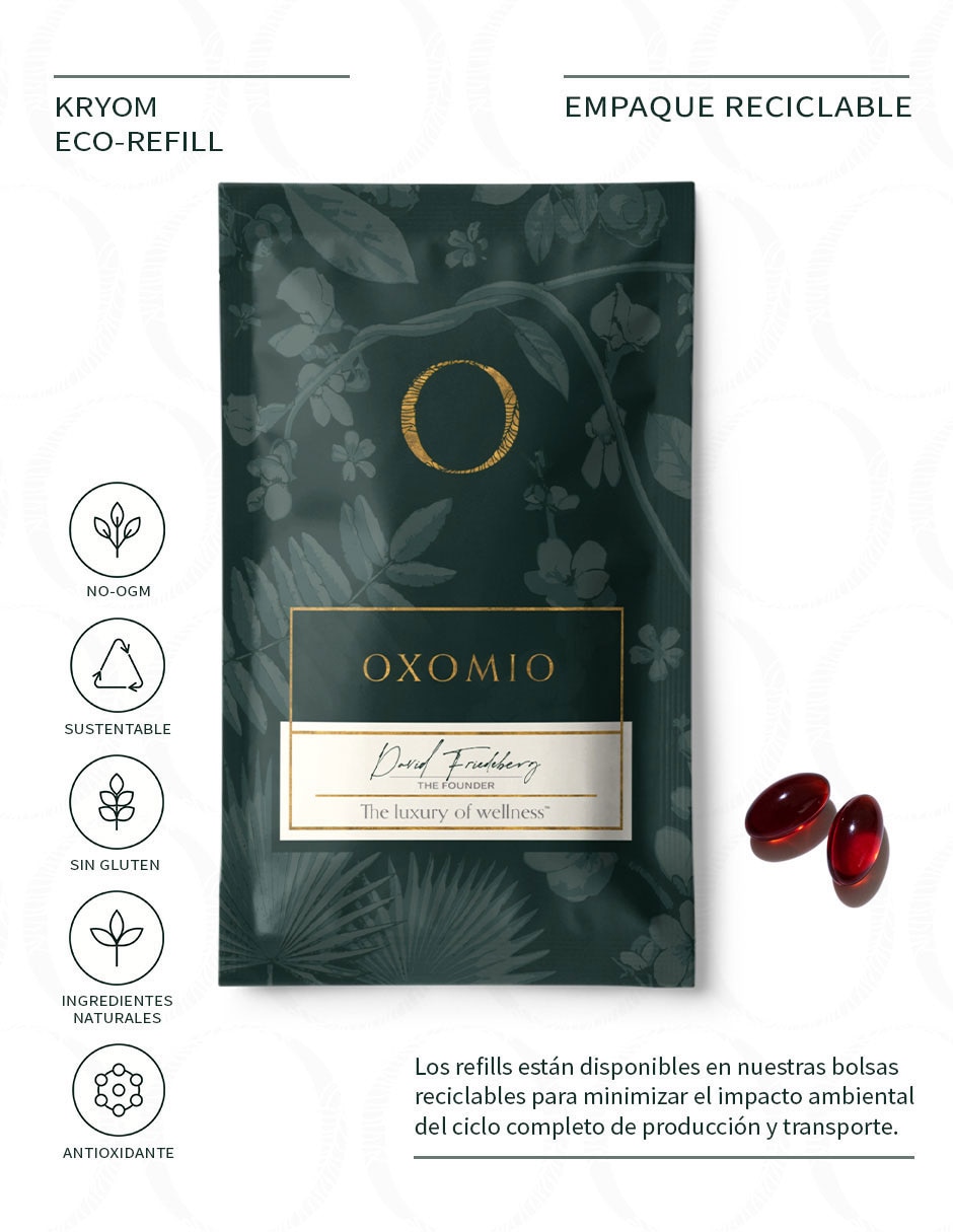 Kryom Oxomio con omega 3, aceite de salmón, dha y epa de 180 cápsulas