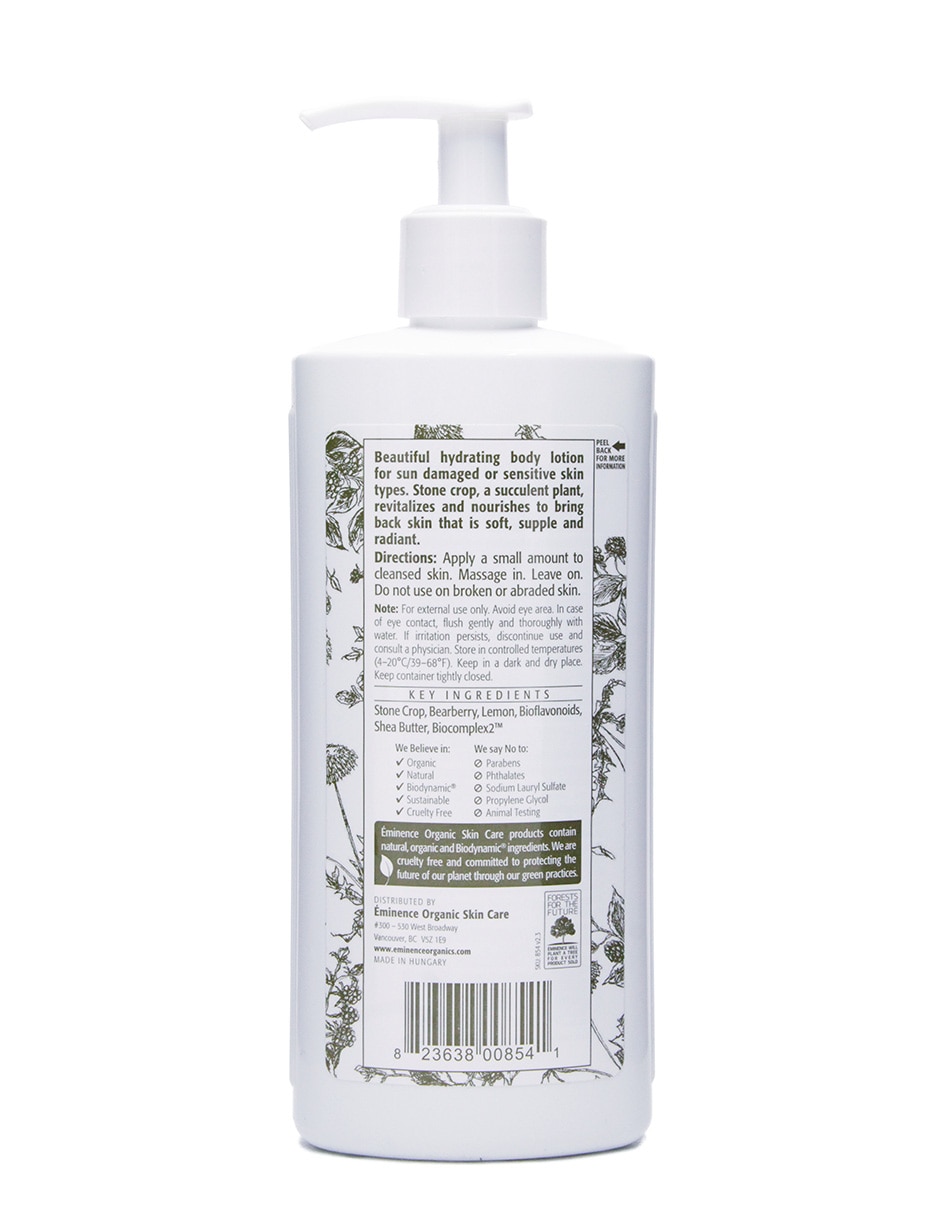 Crema para cuerpo recomendada para hidratar día y noche Stone Crop Body Lotion 250 Ml Stone Crop todo tipo piel
