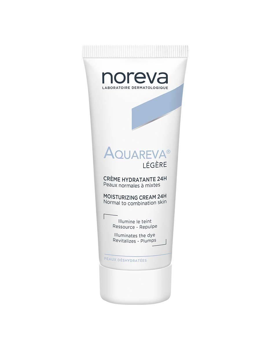 Crema facial recomendada para hidratar de día y noche Aquareva Légére para piel normal y mixta
