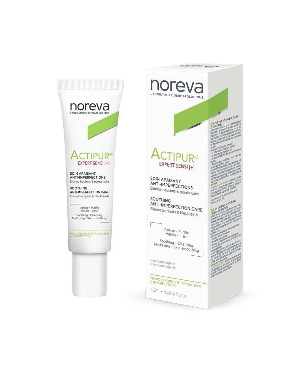 Crema facial recomendada para acné día y noche Actipur Expert Sensi (+) para piel grasa