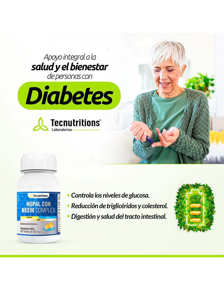 Nopal con neem complex de 60 tabletas 3
