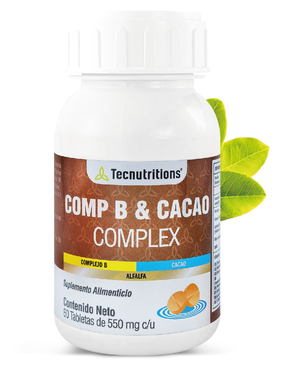 Comp B y Cacao Complex de 60 tabletas