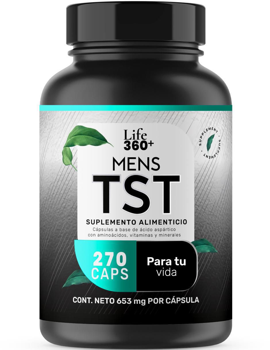 TST Elite: Suplemento masculino con Creatina monohidratada + Maca + Vitaminas y Minerales Life360+