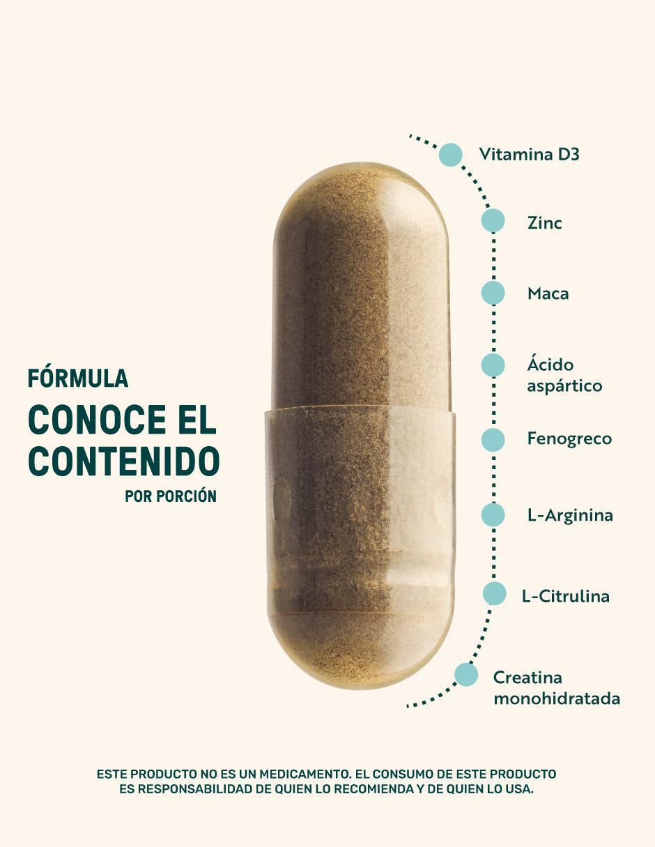 TST Elite: Suplemento masculino con Creatina monohidratada + Maca + Vitaminas y Minerales Life360+