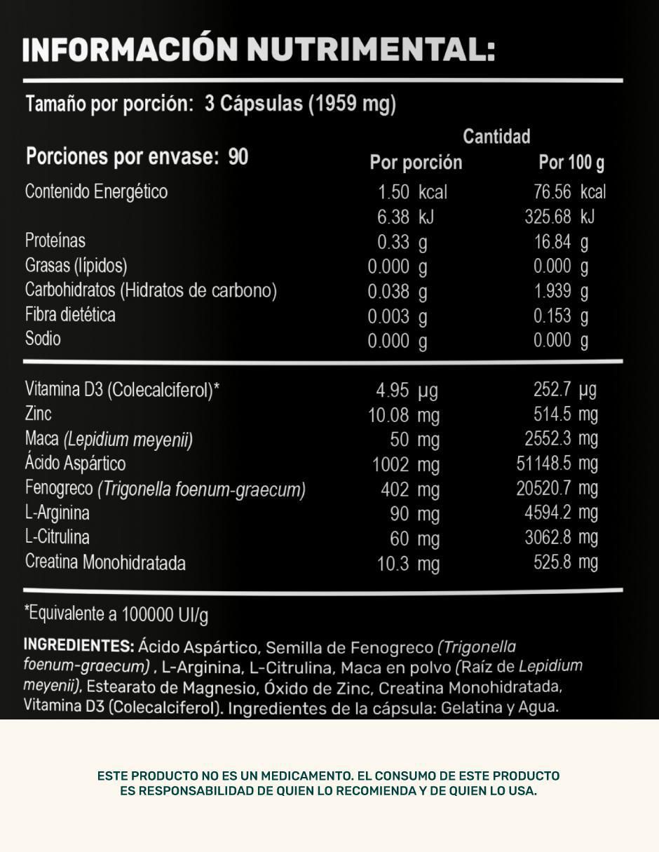 TST Elite: Suplemento masculino con Creatina monohidratada + Maca + Vitaminas y Minerales TST Elite: Suplemento masculino con Creatina monohidratada + Maca + Vitaminas y Minerales