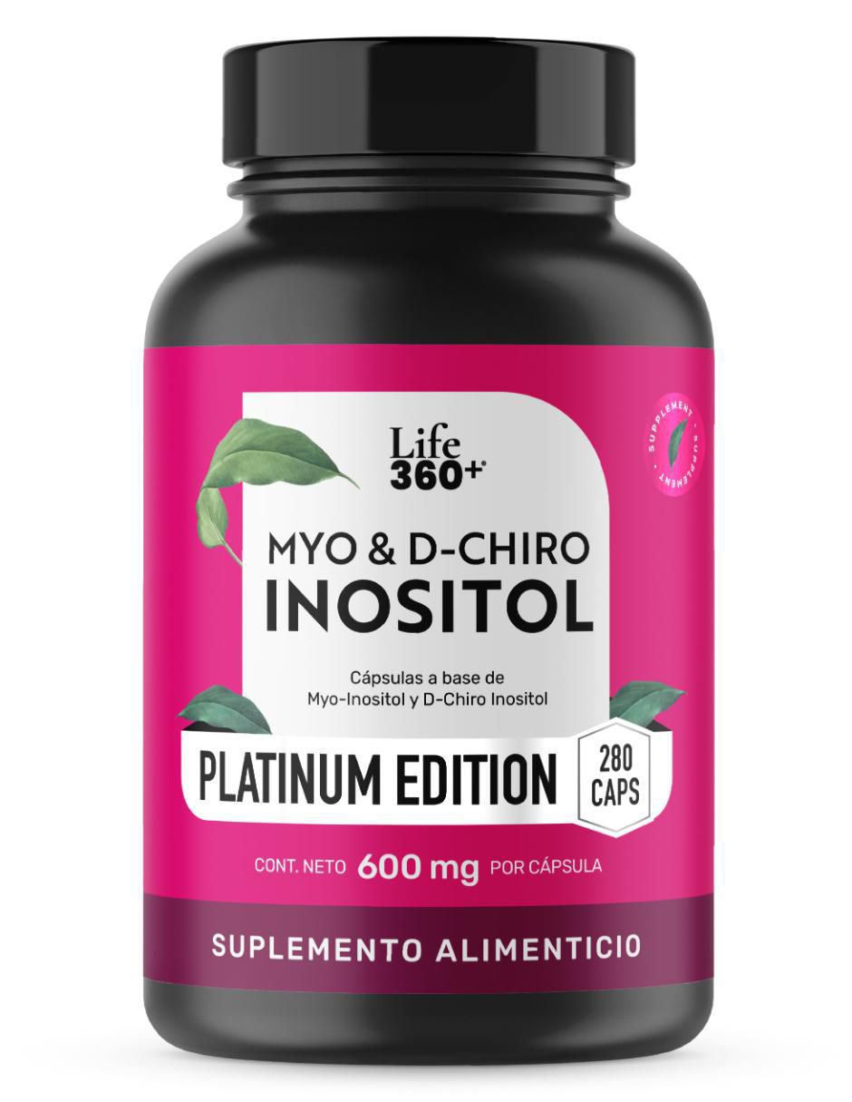 Myo & d-chiro inositol de 280 cápsulas life360+ "con" myo-inositol y d-chiro inositol "sabor" sin sabor "de" sin tamaño 1