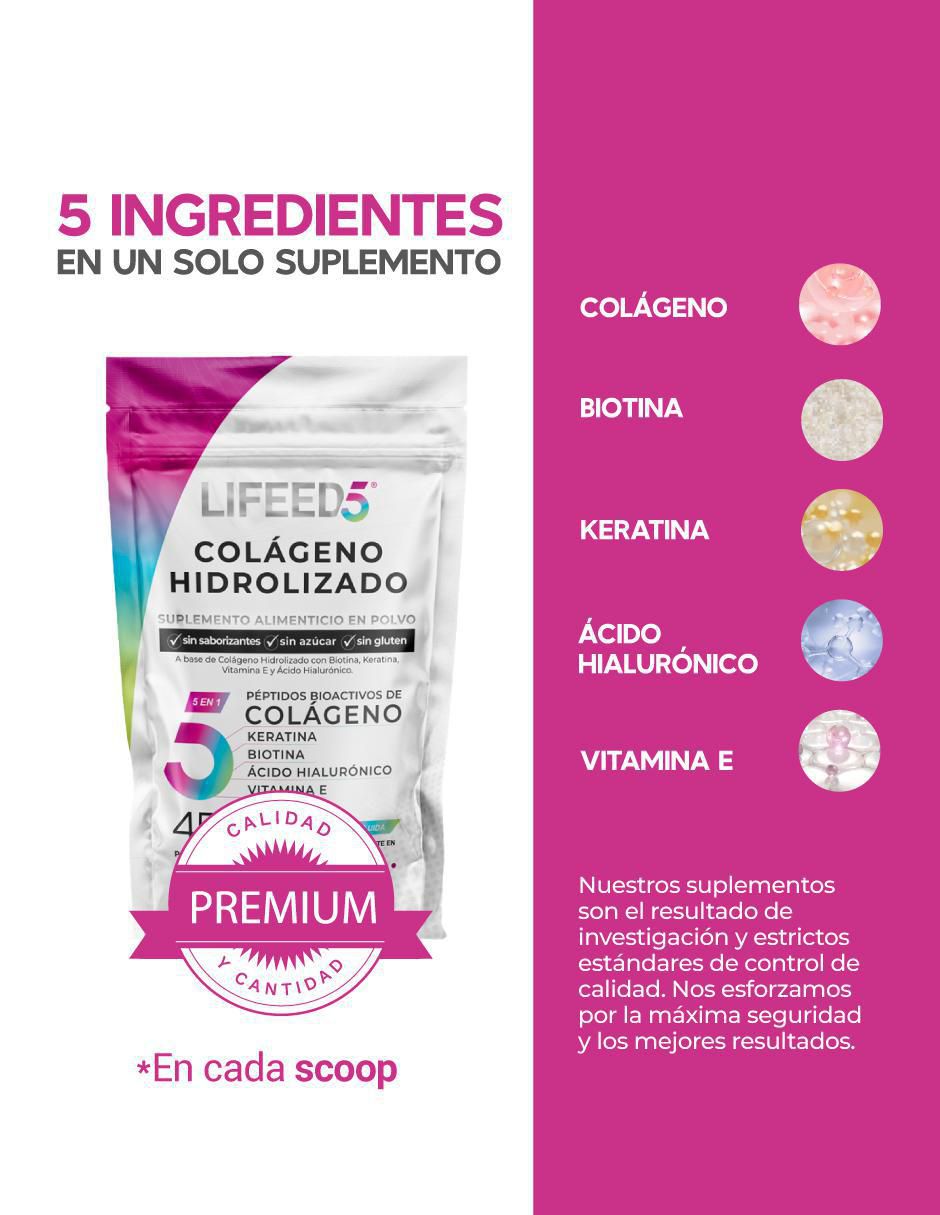 Set de suplementos alimenticios Colágeno hidrolizado 4