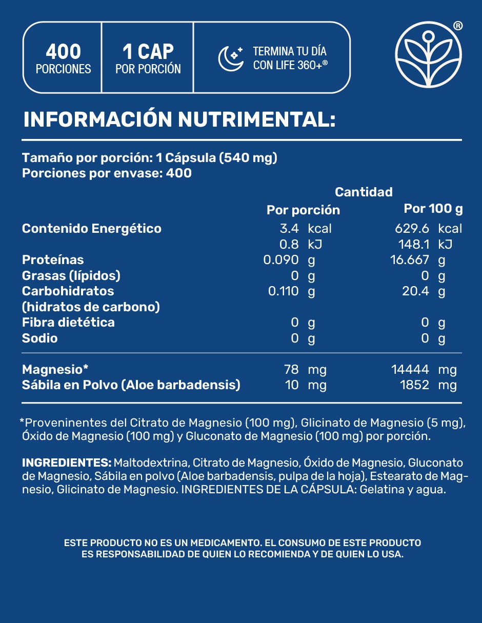 Set de suplementos omega 3 salmon oil + magnesium mix 4 tipos de magnesio Life360+