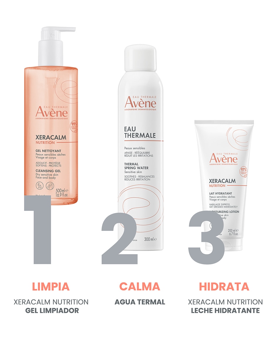 Leche corporal recomendada para calmar la piel día Avène Xeracalm para piel seca y sensible 13