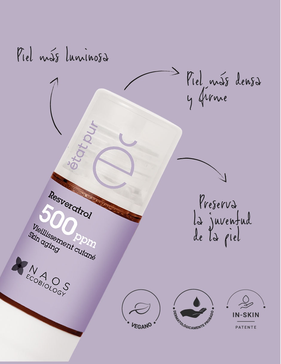 Sérum antioxidante facial Resveratrol Activo Puro Etat Pur todo tipo piel