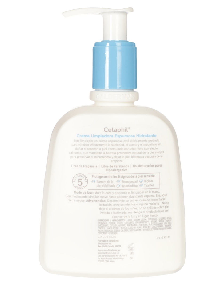 Crema facial recomendada para limpiar día y noche Espumosa para piel sensible 5