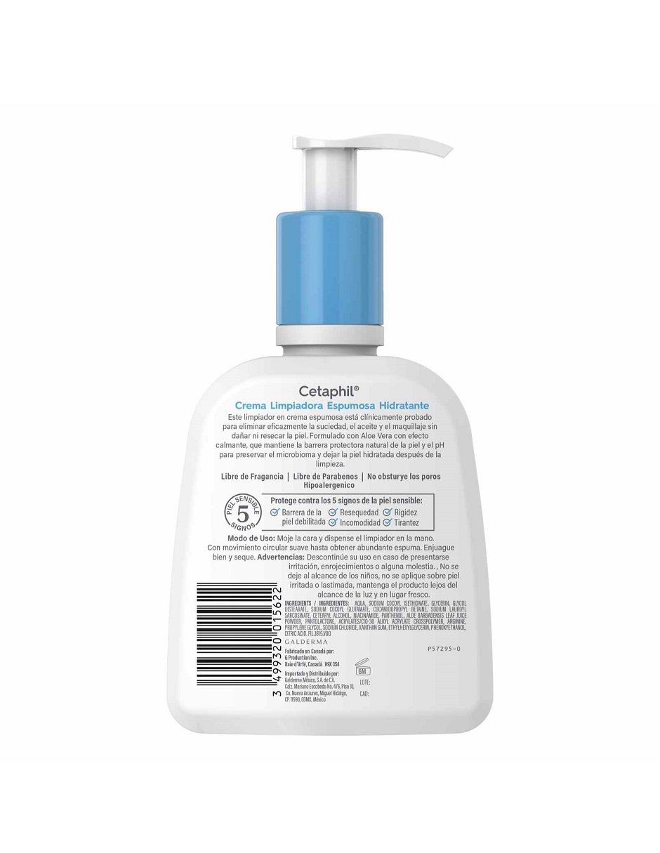Crema para rostro y cuerpo recomendada para limpiar día y noche Cetaphil Cetaphil todo tipo piel