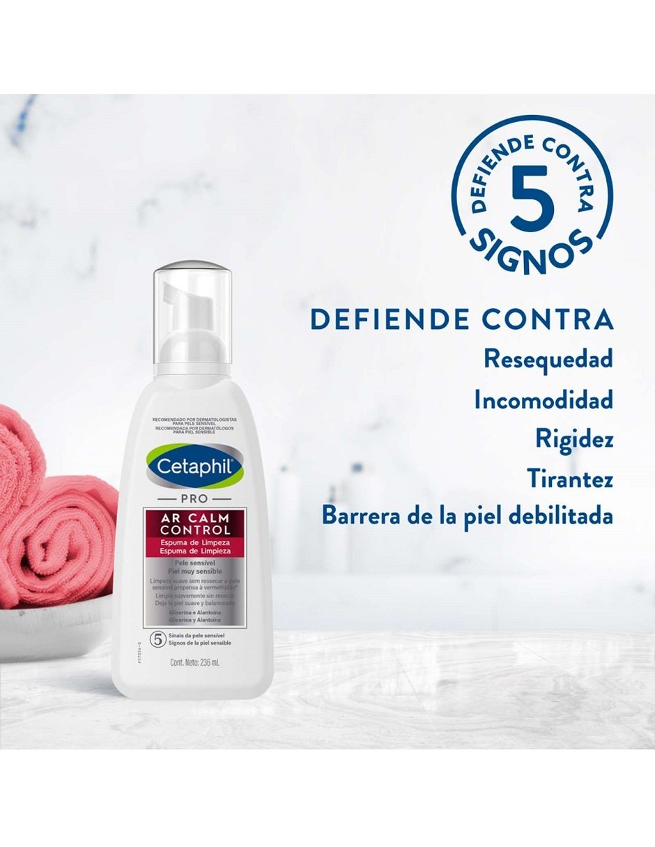 Limpiador facial Pro Ar Calm Control Espuma de Limpieza 236 ml para revitalizar 3