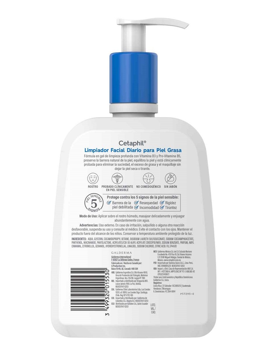 Gel para rostro Limpiador Cetaphil 7