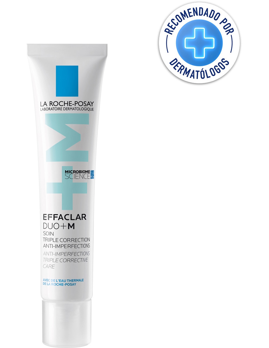 Crema facial recomendada para limpiar de día Duo+M La Roche Posay Effaclar para piel grasa