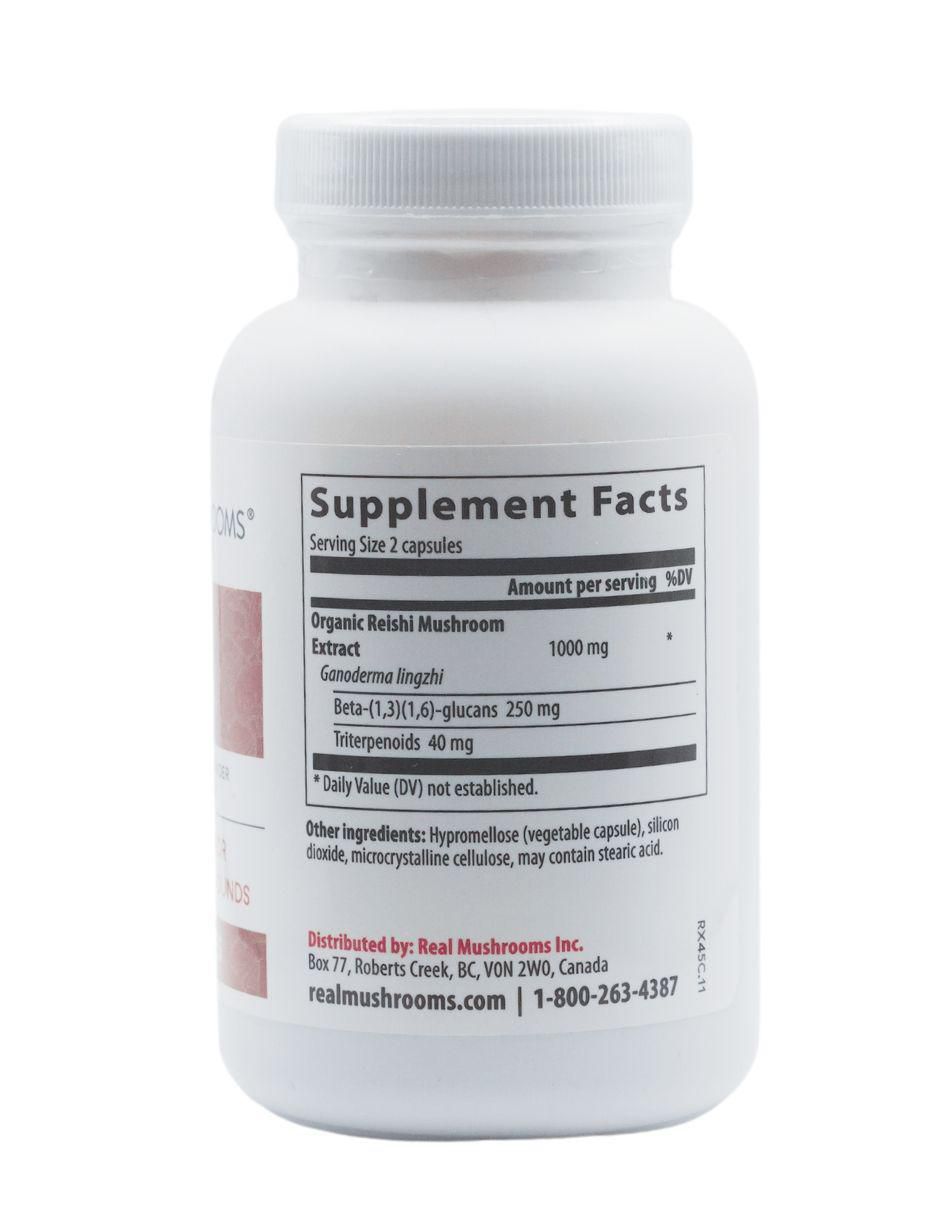 Real Mushroonms Reishi Longevity 90 cápsulas Real Mushrooms con inositol de 90 cápsulas Real Mushroonms Reishi Longevity 90 cápsulas Real Mushrooms con inositol de 90 cápsulas