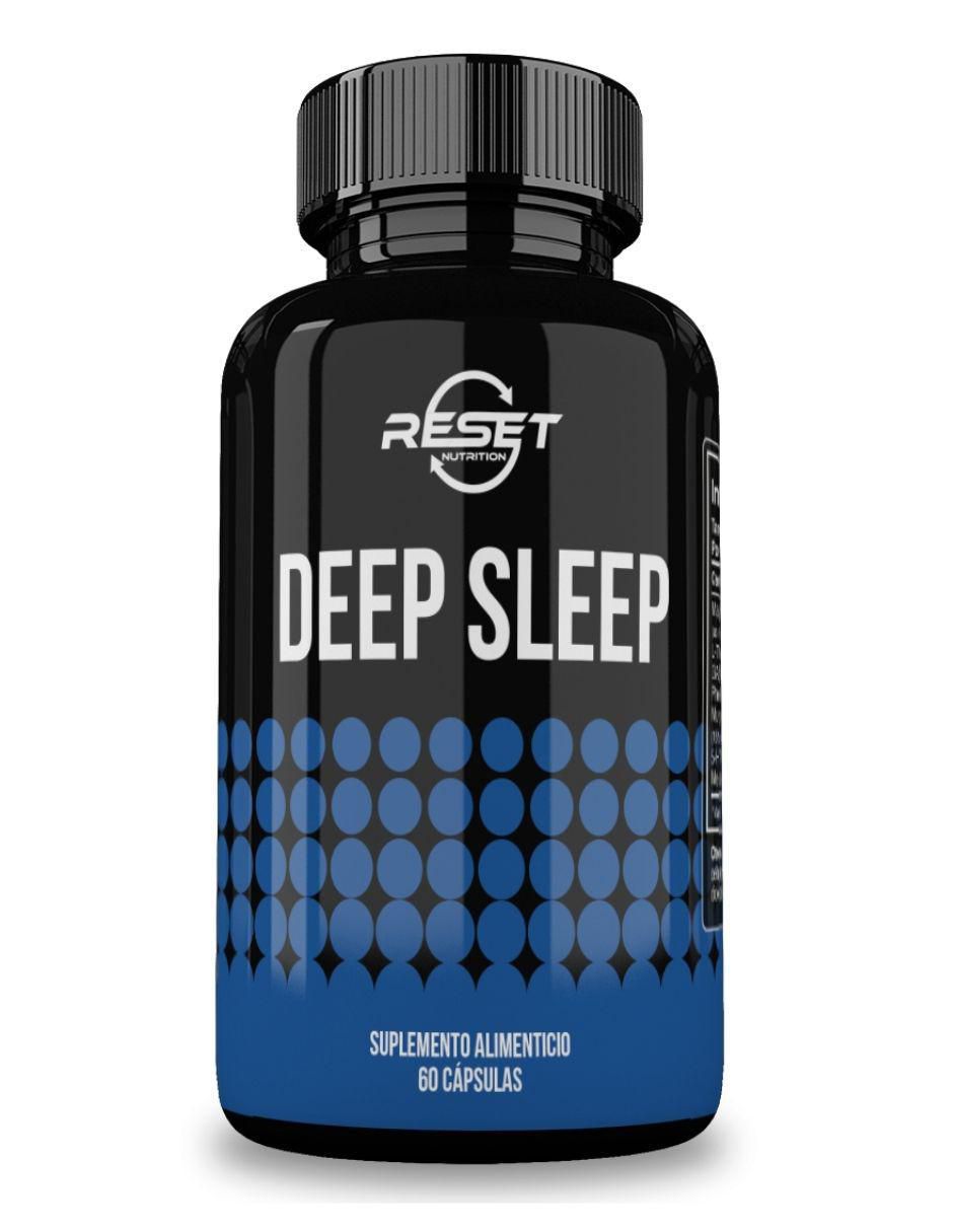 Deep Sleep insomnio Reset Nutrition con magnesio, teanina, gaba y 5-htp de 60 cápsulas
