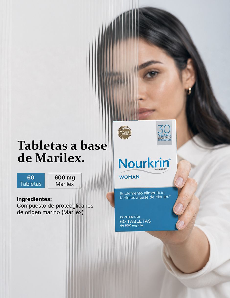 Tratamiento capilar anticaída del cabello Woman Nourkrin con marilex de 60 tabletas