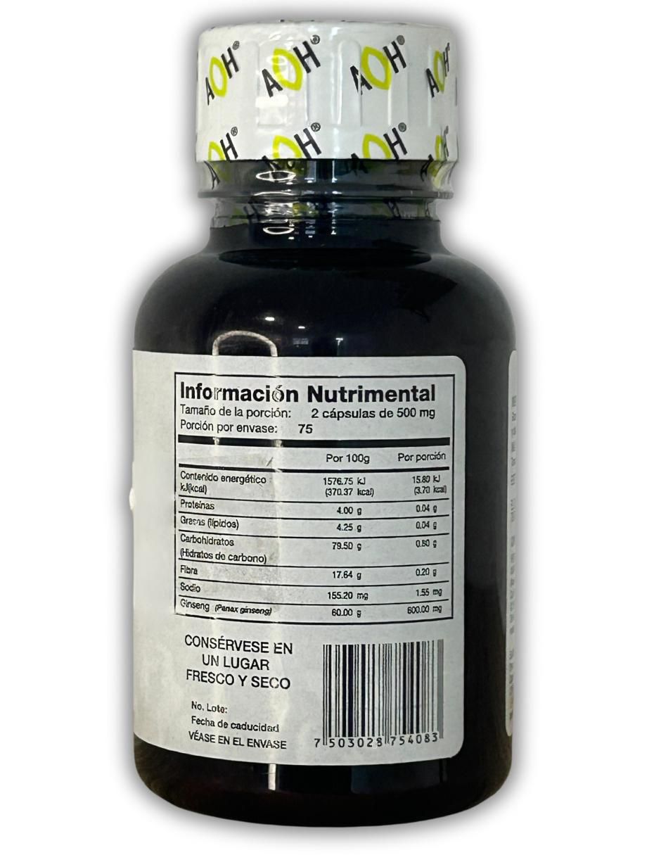 GSPX con Ginseng de 150 cápsulas 2