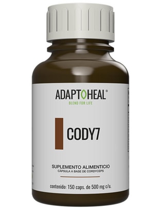 CODY7 con cordyceps sabor natural de 150 cápsulas 1