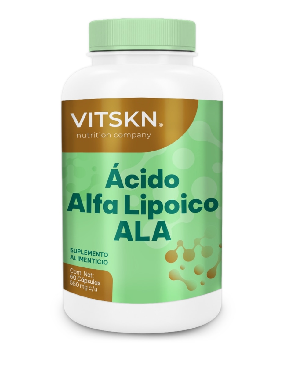 Suplementos alimenticios acido alfa lipoico ala sabor natural 1