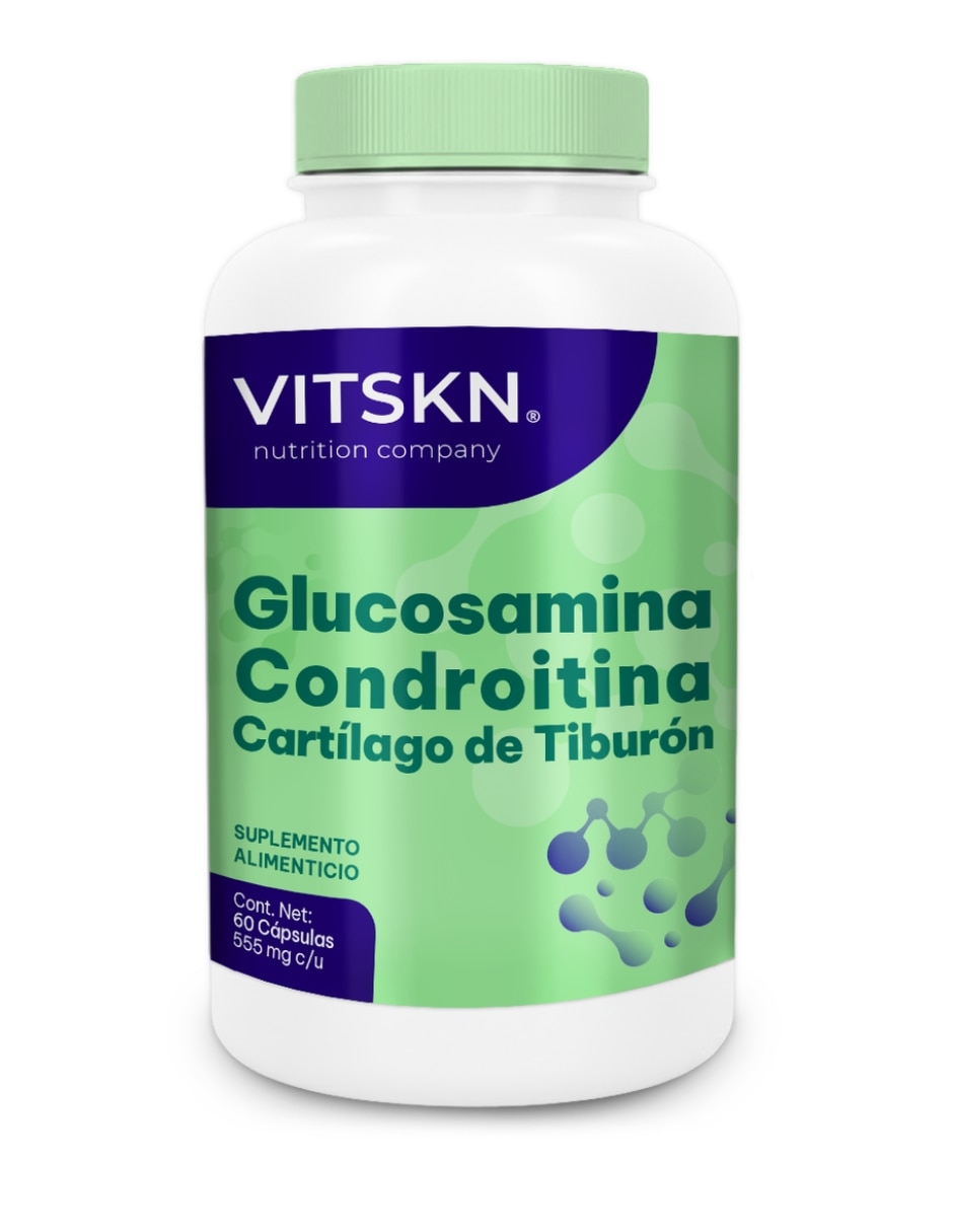 Suplementos alimenticios glucosamina, condroitina y cartílago de tiburón sabor natural 1