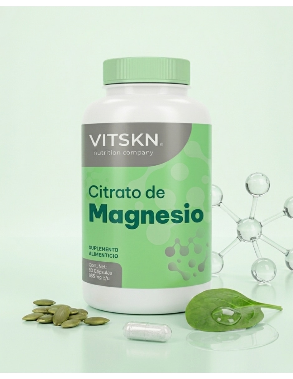 Suplementos alimenticios citrato de magnesio sabor natural 3