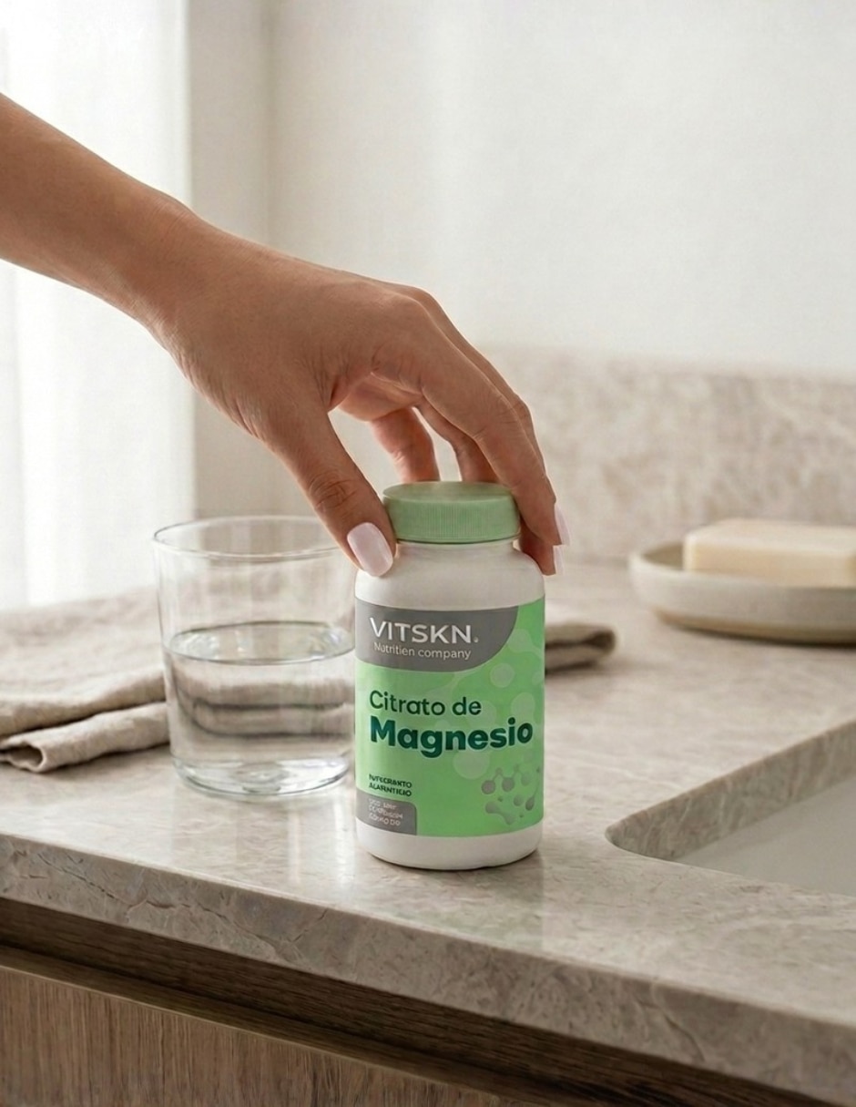 Suplementos alimenticios citrato de magnesio sabor natural 4