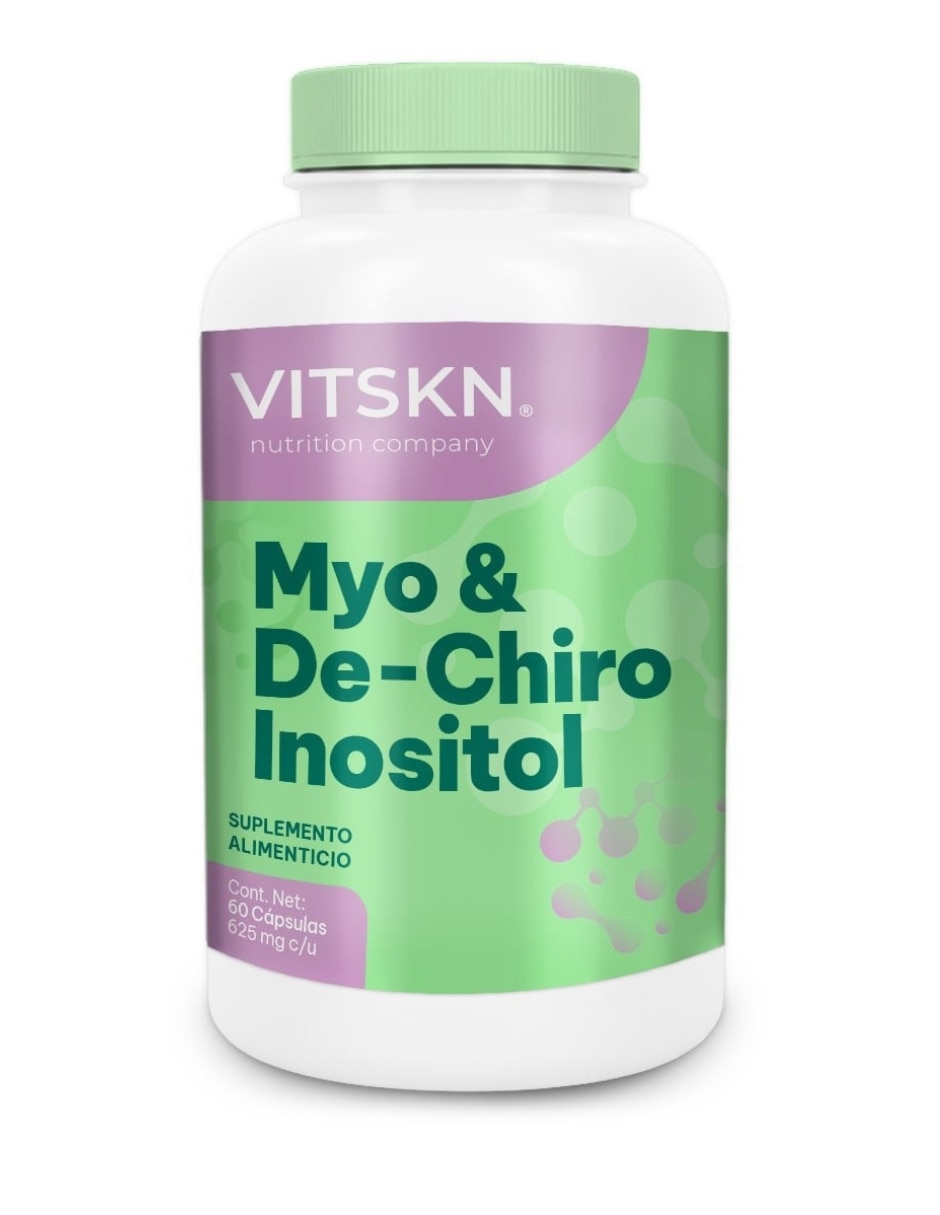 Suplementos alimenticios myo & d-chiro inositol 60 cápsulas skin vit nutrition company con inositol sabor natural de 60 cápsulas 1