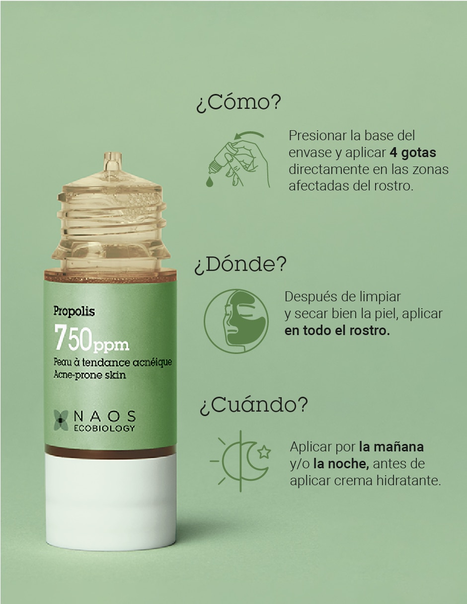 Sérum facial Própolis Activo Puro Etat Pur de piel mixta y grasa