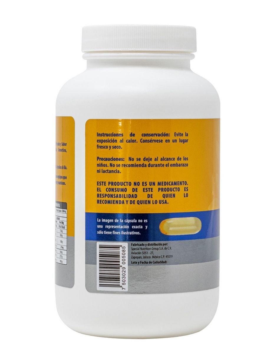 Omega 3 (EPA 360 / DHA 240) sabor limón de 200 cápsulas