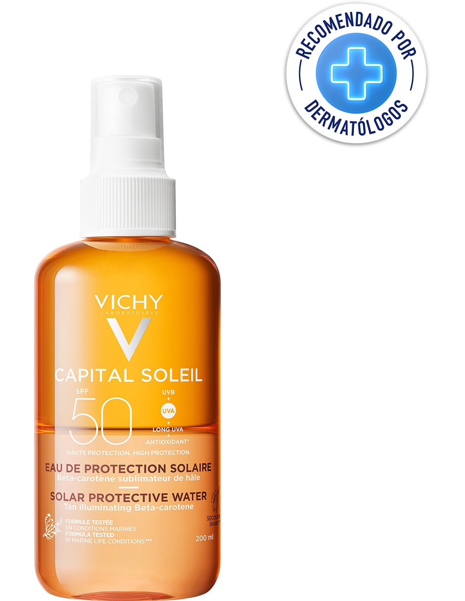Protector solar FPS 50 Capital Soleil Agua Bronceadora Capital Soleil 200 ml 6